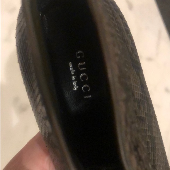 Gucci green snakeskin python bootie BRAND NEW! - Picture 6 of 8